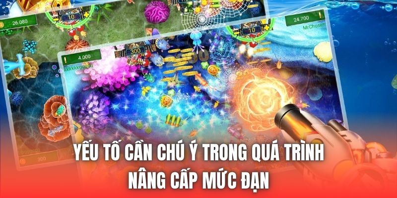 Yếu tố cần chú ý trong quá trình nâng cấp mức đạn